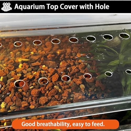 DIY Fish Aquarium Anti-Jumping Cover/Aquarium Lid, Custom & Cuttable Top Cover, Prevents Reptiles from Jumping Out - size: 51x21.5cm/20.1x8.5inch