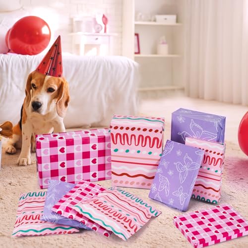 Metronic Poly Mailers 6x9 Inch 1200pc Shipping Bags for Clothes,Self Adhesive Shipping Envelopes for Small Business,Waterproof Mailers Poly Bags for Shipping,Packaging Mailing Bags Pink Squiggles - color: Pink Squiggles, size: 6x9 1200pc（A Box）