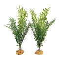 JIHAQUA Fake Fern Plants, Reptile Plastic Terrarium Decor, Reptiles Amphibians Tank Accessories for Crested Gecko Leopard Lizard Chameleon