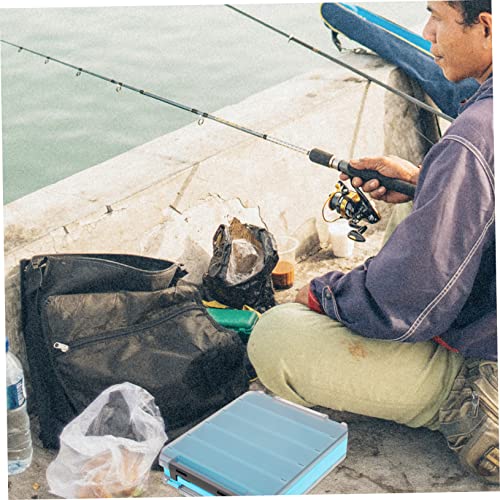 Happyyami Fishing Kit Bait Box Storage Fishing Accessories Containers Sturdy Impact-resistant - color: Sky-blue