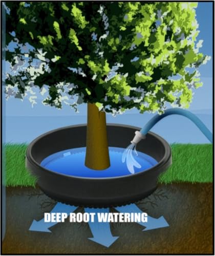 3-Pack 24-inch Tree Planting Rings – Deep Root Watering Basin & Edging. - size: 24" - 3 pack