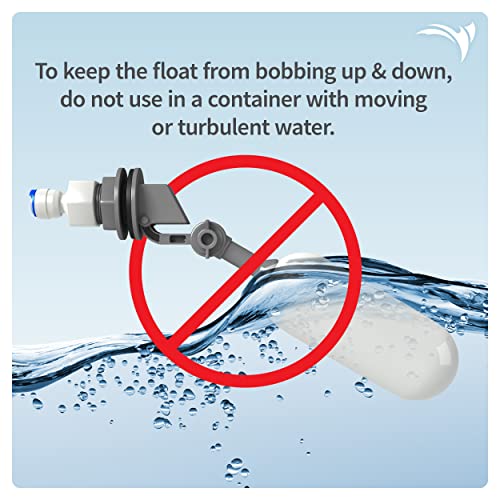 AquaticLife Auto Shut-Off Float Valve Kit for RO, RO/DI Reverse Osmosis System Units Water Filter Parts and Accessories