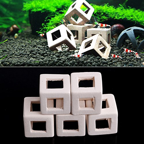 XISAOK Aquarium Decorations Fish for Ceramic Breeding Cave Fish for Ornaments for Shrimp Cichlid for Play Hide