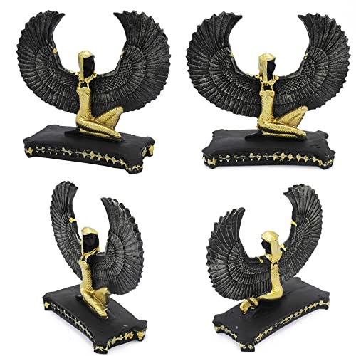 Ancient Egyptian Fish Reptile Tank Decorations Decor (Set of 3) Mummy Obelisk Statue Sculpture Reptile Turtle Lizard Spider Tanks Terrarium Ornament Pet - color: Mummy Obelisk Isis