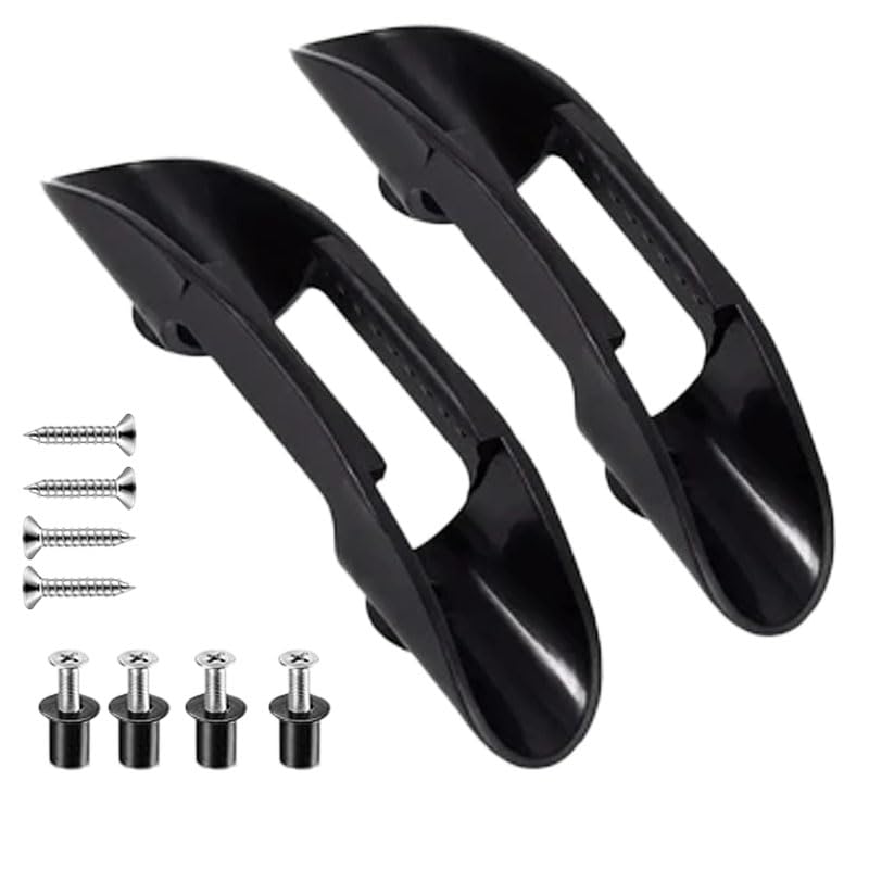 SUP Paddle Holder Clips with Screws, Fishing Net Clip & Kayak Paddle Clip Deck Mounted Universal - 2 Pack