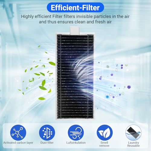 Pure Realm 23 PCS X9 Pro Omni Replacement Parts for Ecovacs Deebot X9 Pro Omni Vacuum Cleaner Parts with 1Roller Brush,2 Mop,4 HEAP,4 Dust Bags,4 Side Brushes,1 Screwdrivers,1 Clean Brush - size: 23pack Accessories Kit for Ecovacs X9/X11 Pro Omni