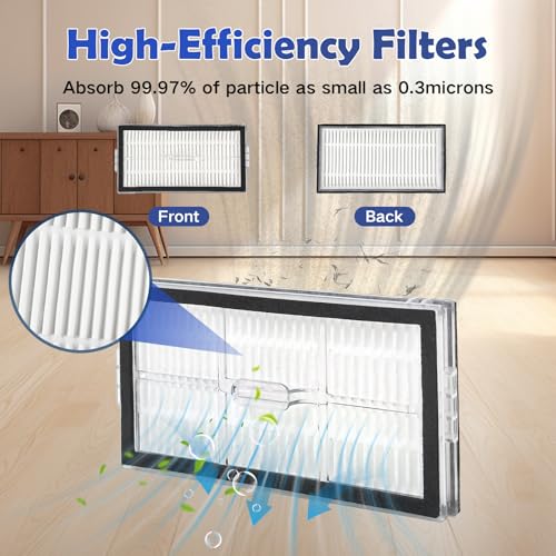 28 Pack Accessories Kit for Roborock Saros 20, Saros 10R, Qrevo CurvX, Curv 2 Pro, Qrevo Edge 2 Robot Vacuum Replacement Parts, 2 Main Brush, 4 Filters, 6 Side Brushes, 6 Mop Pads, 6 Dust Bags - color: Saros 10r-20/Qrevo Curvx Accessories