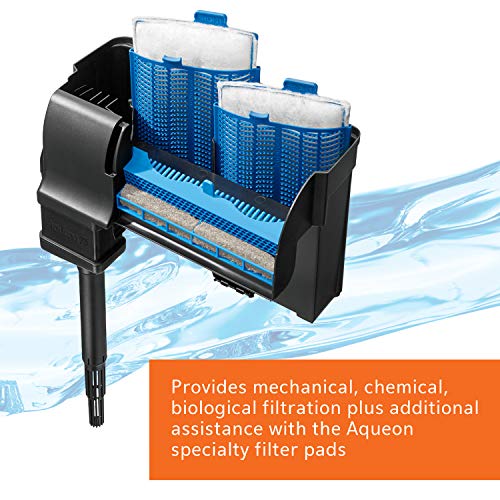 Aqueon QuietFlow 75 LED PRO Aquarium Fish Tank Power Filter For Up To 90 Gallon Aquariums