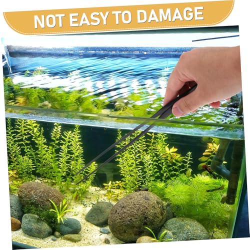 POPETPOP 1 Set Stainless Steel Fish Tank Maintenance Tools for Easy Aquascaping Trimming and Precise Plant Care Includes Scissors Tweezers Spatula
