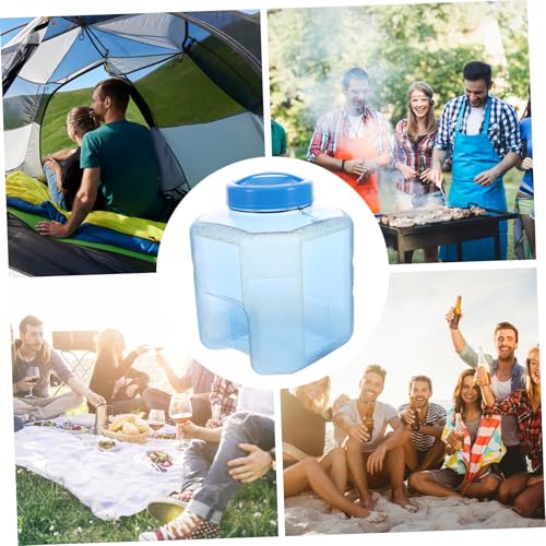 1pc Portable Water Storage Bucket Outdoor Camping Water Container Solid Handle for Hiking Fishing and Home Use Versatile Liquid Jug for Drinking
