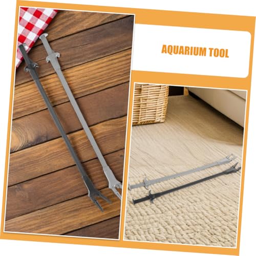 TOYANDONA 4Pcs Long Aquarium Tweezers Precision Fish Tank Tools for Planting Feeding and Cleaning Durable Aquascaping Accessories for Terrariums and Aquatic Plants