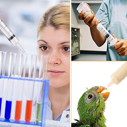 20PCS-10 ml Plastic Syringes, Individually Packge for Scientific Labs Experiment Refilling,Watering,Measuring,lip gloss injection