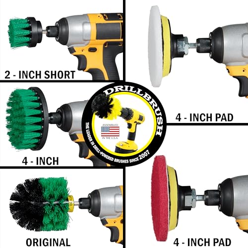 Electric Spin Scrubber Kitchen Cleaning Set with Multi-Purpose Cleaner Paste - Lemon Lime Scented, Stainless Steel Appliance, Oven, Stove Top, Microwave, Sink, Counter Top, Grout, Baseboard Cleaner - color: Green
