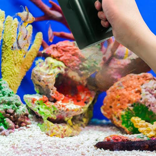 Portable Aquarium Cleaning Shovel and Fish Tank Sand Scoop, Plastic Multifunctional Gravel Tool for Aquarium Maintenance and Fish Tank Sand Removal