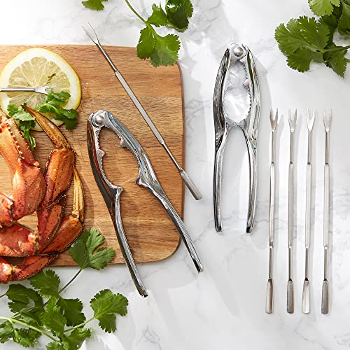 RSVP International Endurance Collection Seafood Tool, Cracking Tools, 8 Piece, Stainless Steel - size: Cracking Tools, 8 Piece