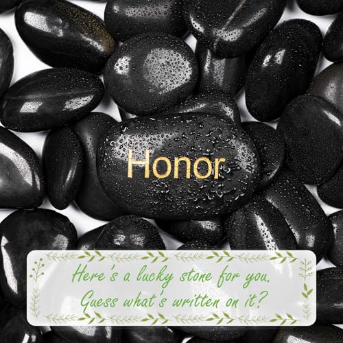 5lbs Natural River Rocks, High-Polished Pebbles for Plants Garden, 1-2 inch Decorative Black Stones, Ideal for Fish Tank, Vases, Crafting, Home Decor and Garden Landscaping Rocks,Black - size: 5 Pounds, style: Black