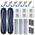 T80 OMNI Replacement Parts for ECOVACS DEEBOT T80 Omni/for Yeedi M14 Plus Robot Vacuum and Mop, includes Main Brushes, Roller Mops, Hepa Filters, Dust Bags, and Side Brushes - style: T80 Omni