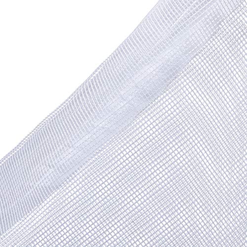 JIHAQUA Aquarium Filter Bags Large - Reusable Fish Tank Filter Media Mesh Bags with Plastic Zipper (7.5 x 12 inch (6 Pack)) - size: 7.5 x 12 inch (6 Pack)
