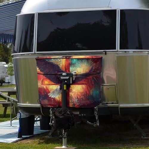 Cross Eagle Camper Propane Tank Cover Replacement Cover for RV/Trailer/Camper Waterproof RV Propane Tank Cover Easy to Install Clean - color: Cross Eagle, size: Small-Double 20LB