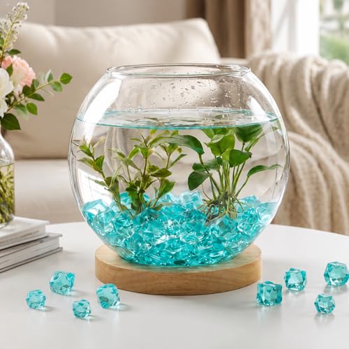 700 Pcs Black Fake Crushed Ice Rocks 5 Sizes Acrylic Diamonds Crystals Gems Vase Fillers for DIY Craft Photography Props Aquarium Tank Table Scatter Home Decoration - color: Black