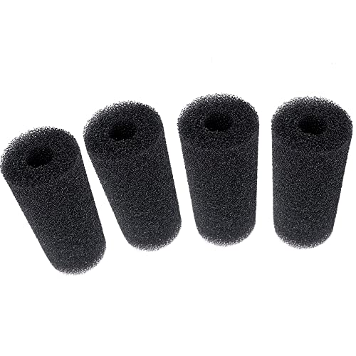 4 Pack Aquarium Pre-Filter Sponges 5.9″ x 2.6 Inch Foam Filter Cartridges with 0.8" Inner Hole - size: 4 PCS
