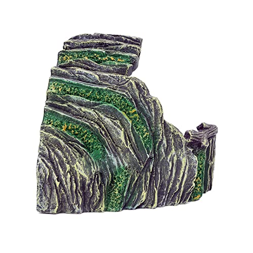 Terrarium Decor Reptile Hide Reptile Hides and Caves Aquarium Tank Accessories Decorations,Medium