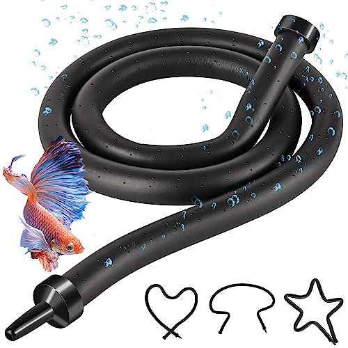 Air Stones for Aquariums,Deformable Long air Stone 60cm (23.6inches) Supple Aquarium air Stones fit for widely Aquarium air Pump, Rich Styling Aquarium Bubble Decorations wall