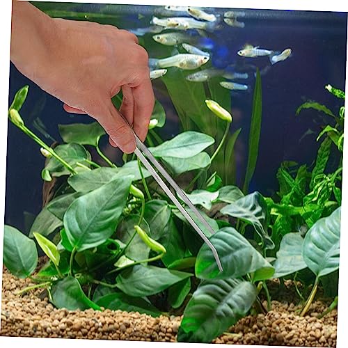 Kisangel 1set Aquascaping Tools for Aquarium Water Plants Scissors Tweezers Spatula Fish Tank Cleaning and Planting and Easy to Use