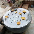 Cat-Proof Acrylic Lid for Round Aquarium - Cuttable Fish Tank Cover with Hinges & Hole, Anti-Jump Folding Terrarium Top, Ideal for Pet Safety and Easy Access