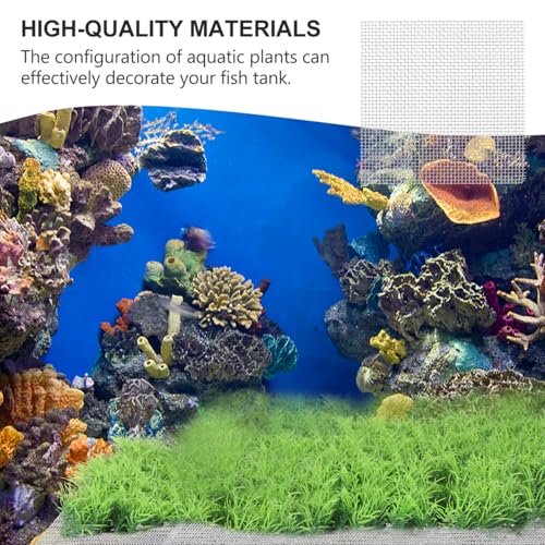 balacoo 10pcs Aquarium Mesh Screen Stainless Steel Wire Mesh Pad Fish Tank Plants Moss Net for Aquatic Plants Decor