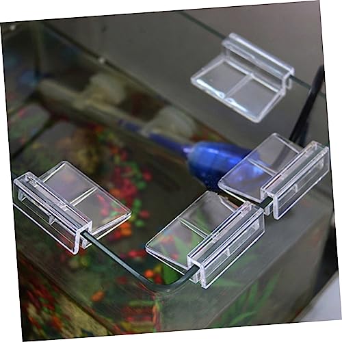 BESPORTBLE Fish Tank Lid Support Bracket Acrylic Clips 6 Pack 8mm Thick for Aquarium Glass Covers