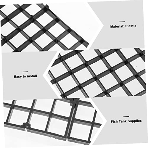 10pcs Aquarium Grid Divider Tray Isolation Panels for Fish Tanks Easy to Cut and Splice for Breeding and Separation of Fish