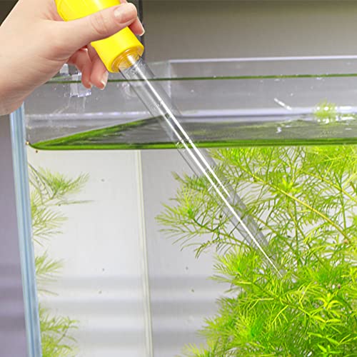 2pcs Aquarium Coral Feeder Fish Feeder Waste Clean Tool Manual Cleaner Water Changer Fish Tank Cleaning Tool Siphon Dropper Waste Aquatic Bottom Feeder Pipette - color: As Shown