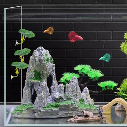3 pcs Set Betta Fish Bed Leaf Hammock for Betta Fish, Practical Resting Spot, Comfortable Rest Area for Fish Aquarium Decoration Ornaments (3 x Green) - color: 3 x Green