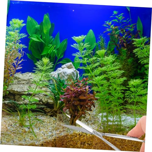 HANABASS Portable Aquarium Spring Scissors Stainless Steel Clipper for Aquascaping Precision Cutting of Delicate Plants Tool for Aquarium Care