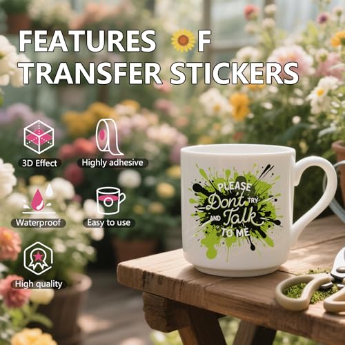 Funny UV DTF Stickers - 20 Sheets Colorful Graffiti UV DTF Tumbler Wraps for 16 20 oz Glass, Busy Doing Nothing Fun Quotes Transfer Sticker DIY Water Bottle Mug Journal Bumper Craft Decorations - style: Funny