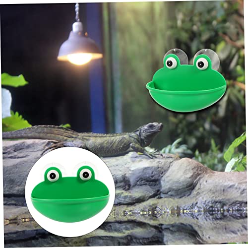 Happyyami 2pcs Climbing Pet Rest Table Gecko Habitat Suction Cup Reptile Stand Pet Rest Bowl Reptile Habitat Pet Playing Basin Resting Platform Reptile Resting Place