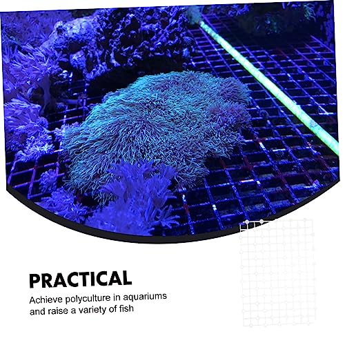2pcs Aquarium Divider Transparent Gravel Plate Wear-Resistant Tank Partition for Breeding Fish Smooth Edges Easy to Install Retention - color: Transparent