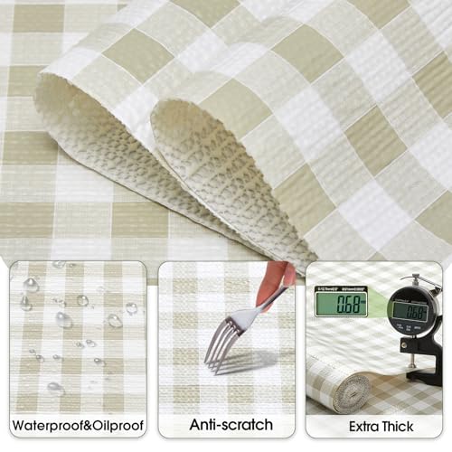 Beautysaid Shelf and Drawer Liner for Kitchen Cabinet, Non Adhesive Non Slip Shelf Paper Waterproof Washable Thickened for Dresser Pantry Shelve Bathroom Protector Liner(Checkered,12 in x 20FT) - color: Green, size: 12"W x 236"L