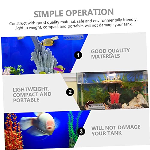 1Pc Aquarium Tool Holder Compact Fish Tank Organizer for Scissors Tweezers and Scrapers Durable Water Grass Tool Rack with Multiple