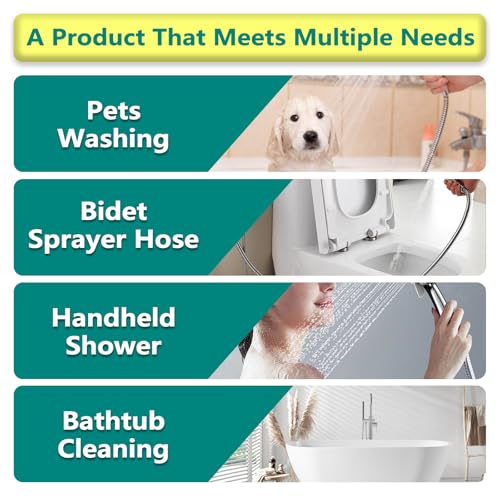 TRIPHIL Kink-free Shower Hoses Extra-long for Handheld Showerhead Hose Replacement Flexible Metal Shower Tube Extension Anti-twist 2 Brass Connectors Stainless Steel Sleeve Oil Rubbed Bronze 71 Inch - color: Oil Rubbed Bronze, size: 71 Inches