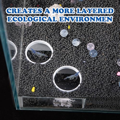 Aquarium Underground Tunnel, Shrimp Cave Aquarium Tunnel, Shrimp Hides for Corner Fish Tank, Betta Fish Tank Decor Accessories (Hide A) - color: Corner Tunnel