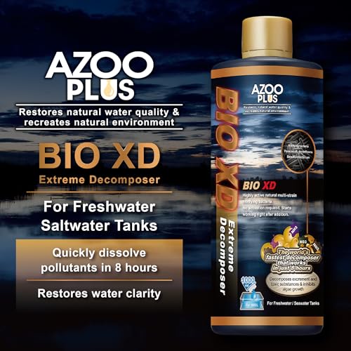 AZOOPLUS BIO XD Extreme Decomposer Nitrifying Bacteria for Freshwater and Saltwater Fish Tank 33.8 Ounces - size: 33.8 oz