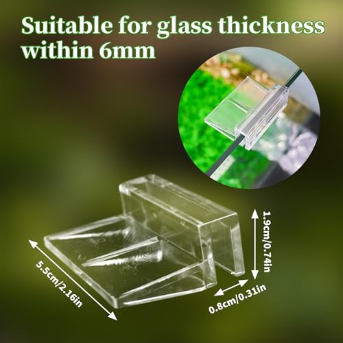12 Pack Transparent Acrylic Tank Lid with Clips, Aquarium Lid Hood, Fish Tank Top Cover, Breeder Tank Lid, Acrylic Grid Panel Fish Tank Lid, Aquarium Cover Lid - color: Black, size: 12 Pacs