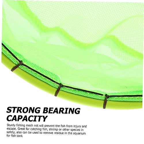 BESPORTBLE 2 Pcs Fishing Net Head Release Net Fishing Nets Nylon Landing Net Catcher Net Removable Fishing Net - color: As Shownx3pcs, size: 25.5X25.5X1CMx3pcs