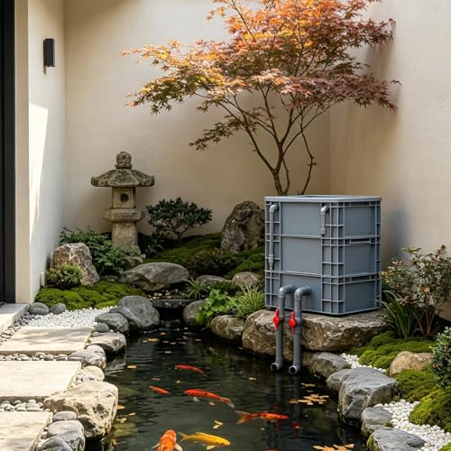 Aquarium Filter | 3-Tier Heavy Duty Water Cycle Box - Clean Water Trickle Turnover Box | for Filtration Circulation Cleaning Indoor Outdoor Home