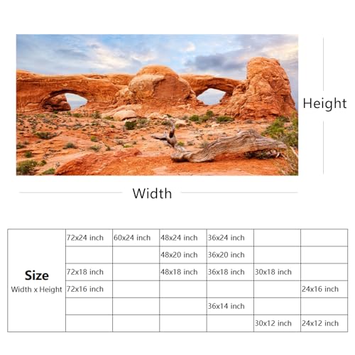 YongFoto Reptile Tank Terrarium Background 24x12 inch Desert Rocky Bush Thorns Western Wilderness Reptile Habitat Background Bearded Dragon Fish Tank Aquarium Polyester Backdrop - color: Orange-2, size: 24 x 12 in