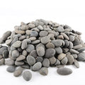 18 Pounds Natural River Rocks Mexican Beach Pebbles for Garden Landscape Stone Paving Stone Grey (1Inch) - size: 18LB, style: Medium