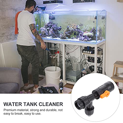 Balacoo Aquarium Water Changer Faucet Adapter – Bucketless 3-Way Valve & Filter for Gravel Vacuuming & Refill – Quiet Tap-Powered Cleaning Tool for Medium-Large Fish Tanks & Garden Hose