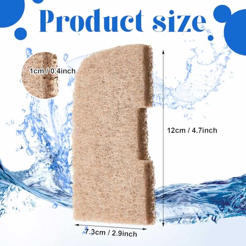 Threlaco 10 Pack Ammonia Remover Pads Compatible with Fluval 307/407/306/406, Aquarium Filter Replacement Pads for Fish Tank (Ammonia Remover) - color: 306/307/406/407 Ammonia Remover